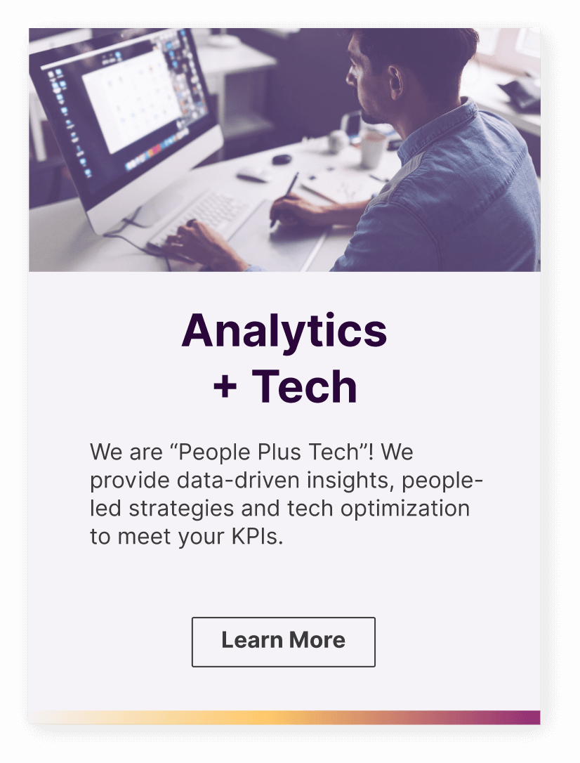 Analytics + Tech